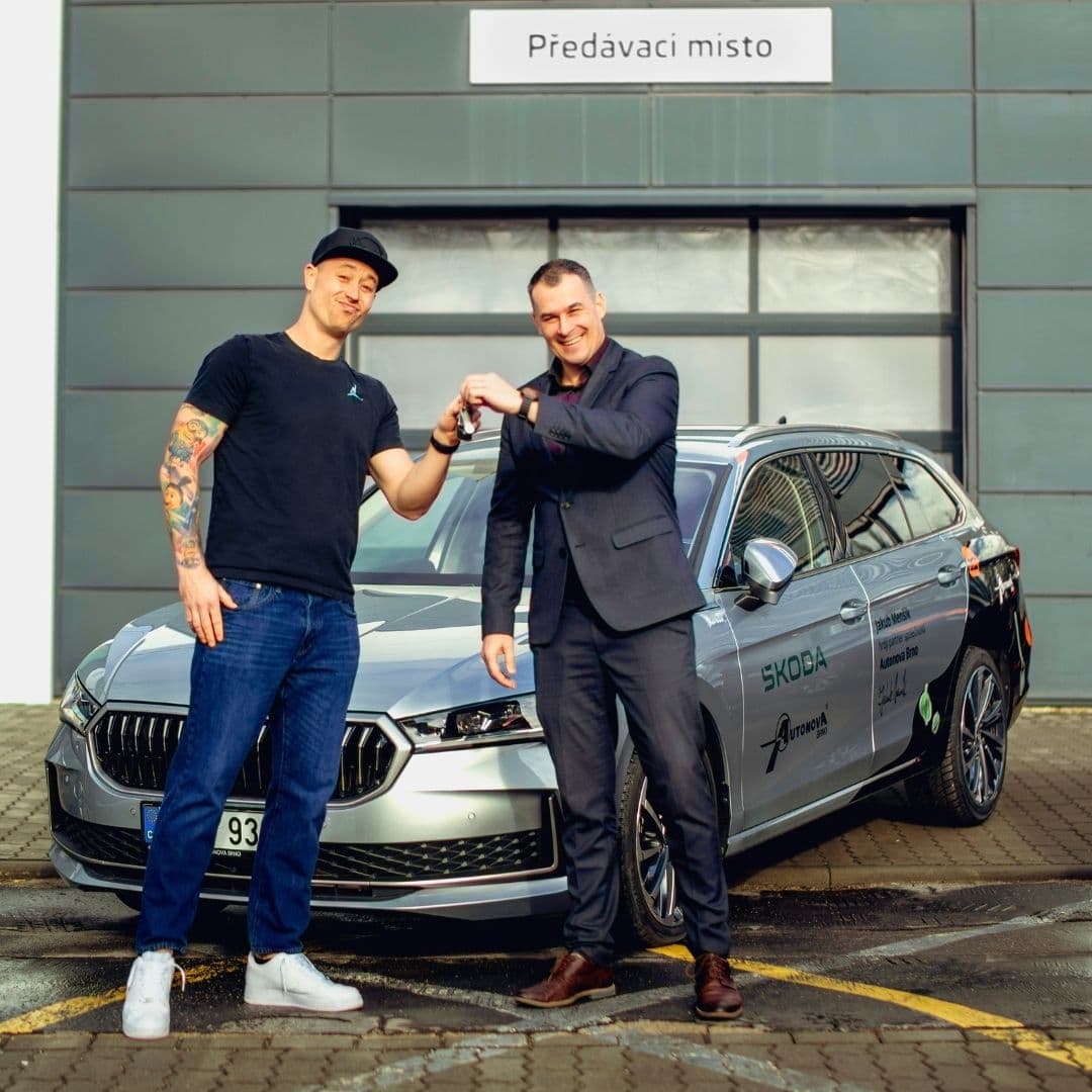 Jakub Menšík s ředitelem Autonovy